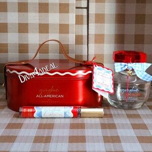 LQQK! Bath Body Works GINGHAM ALL AMERICAN 2PC 1.7 FL OZ EDP & .23 OZ EDP Travel